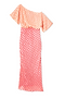 Pink and Red Jacquard Tilly Dress Petite