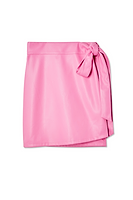 Thumbnail for Pink Vegan Leather Mini Jaspre Skirt Petite
