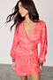 Valentine Animal Mini Vienna Dress Petite