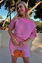 Petal Pink Mini Tilly Dress