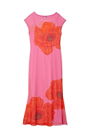Thumbnail for Pink Poppy Sleeveless Mesh Dress