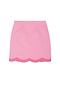 Pink Scallop Mini Jaspre Skirt