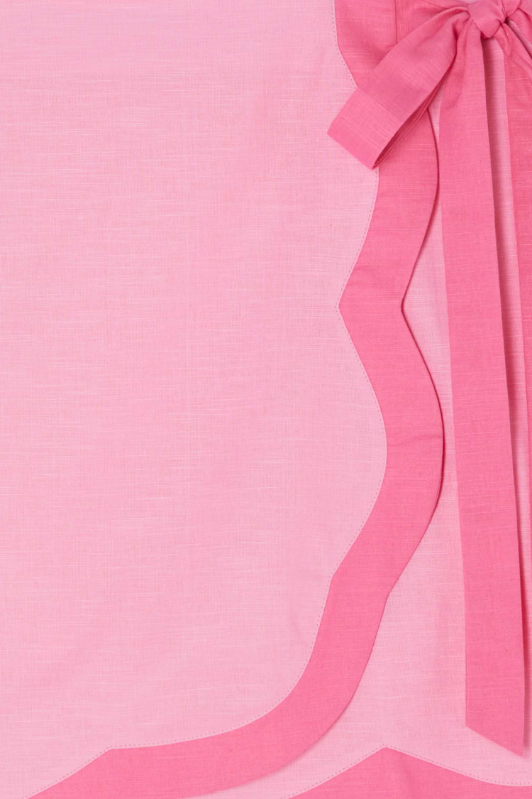 Pink Scallop Mini Jaspre Skirt