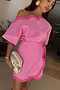 Pink Scallop Mini Jaspre Skirt