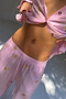 Pink Elissa Trousers with Sun Foil