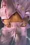 Pink Elissa Trousers with Sun Foil