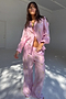 Pink Elissa Trousers with Sun Foil