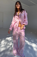 Thumbnail for Pink Elissa Trousers with Sun Foil Petite