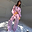 Pink Elissa Trousers with Sun Foil