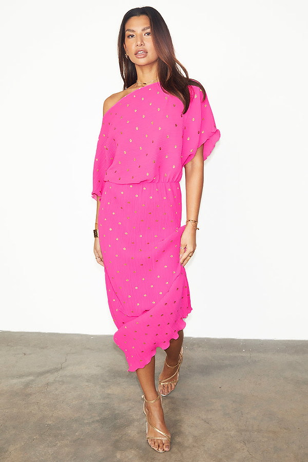 Tilly Pink Checks Dress main image 0