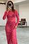 Valentine Animal Mesh Dress