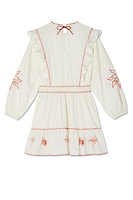 Thumbnail for Cream And Red Pollenca Mini Dress