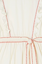 Cream And Red Pollenca Mini Dress