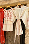 Cream And Red Pollenca Mini Dress