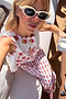 Cream and Red Pollenca Top