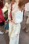 Cream and Red Pollenca Top