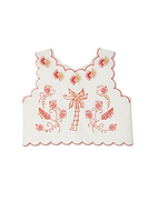 Thumbnail for Cream and Red Pollenca Top