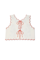 Thumbnail for Cream and Red Pollenca Top