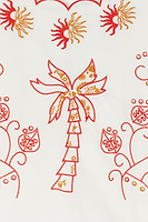Thumbnail for Cream and Red Pollenca Top