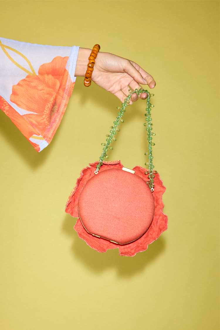 Poppy Beaded Bag