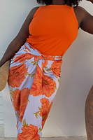 Thumbnail for caption_Model is 5ft7” and wears UK size 16/ US 12