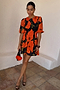 Black Poppy Mini Nara Dress
