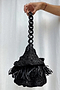 Black Raffia Bag