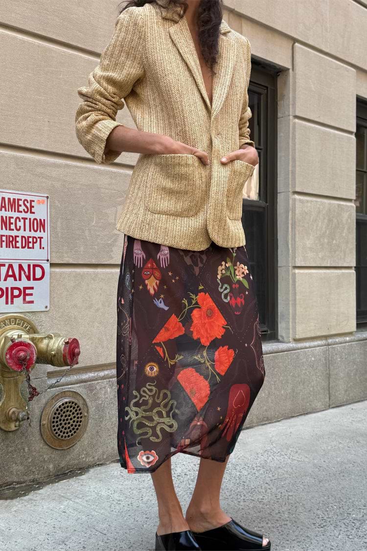 Raffia Spencer Blazer