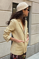 Thumbnail for Raffia Spencer Blazer