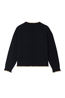 Thumbnail for Black Raffia Cardi