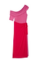 Pink and Red Ella Wrap Dress