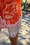 Red Bandana Lace Maeva Skirt