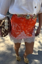 Red Bandana Lace Maeva Skirt
