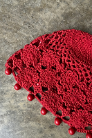 Thumbnail for Red Crochet Beanie
