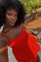 Thumbnail for caption_Model is 5ft7” and wears UK size 16/ US 12