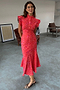 Red Floral Remi Dress