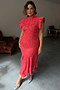 Red Floral Remi Dress