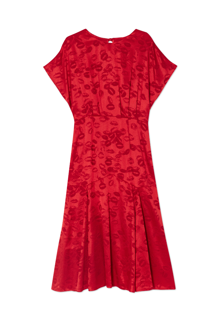 Red Kissed by NFD Erin Dress Petite