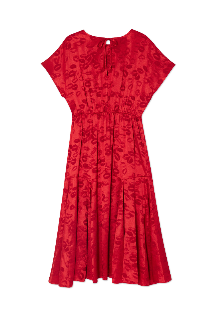 Red Kissed by NFD Erin Dress Petite