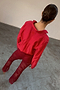 Burgundy Lace Trousers Petite
