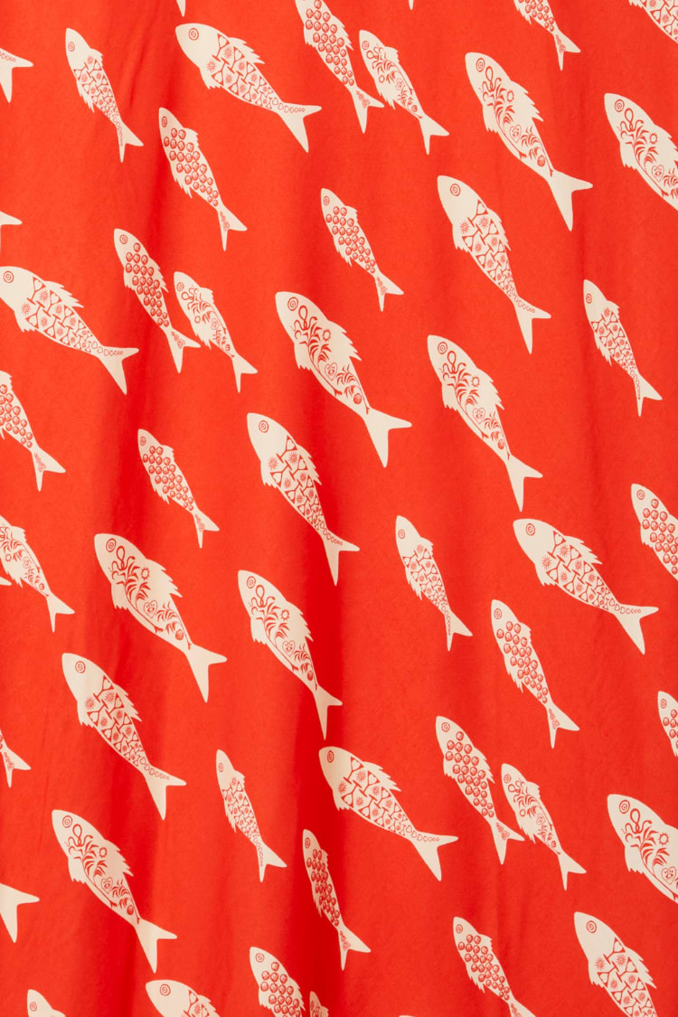 Red Marina Dorris Skirt