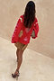 Red Mystical Cardigan
