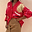 Red Mystical Cardigan
