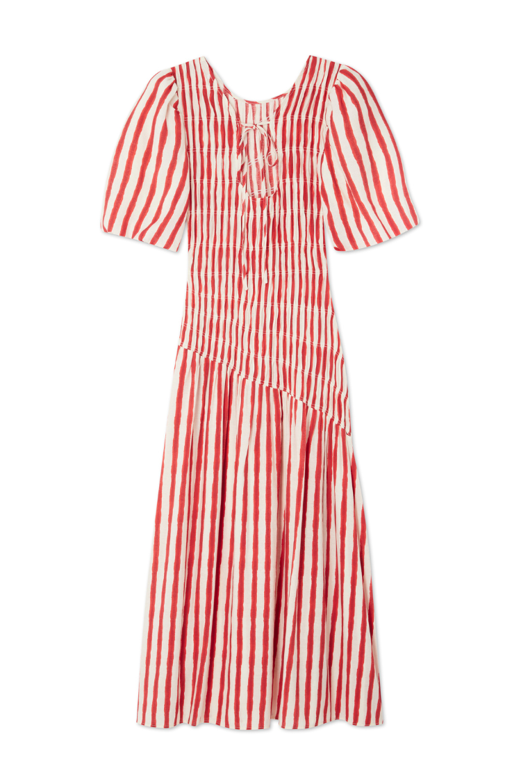 Red Stripe Nara Dress