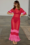 Red and Pink Angelina Dress