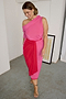 Pink and Red Ella Wrap Dress