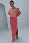 Pink and Red Jacquard Tilly Dress Petite