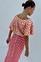 Pink and Red Jacquard Tilly Dress Petite