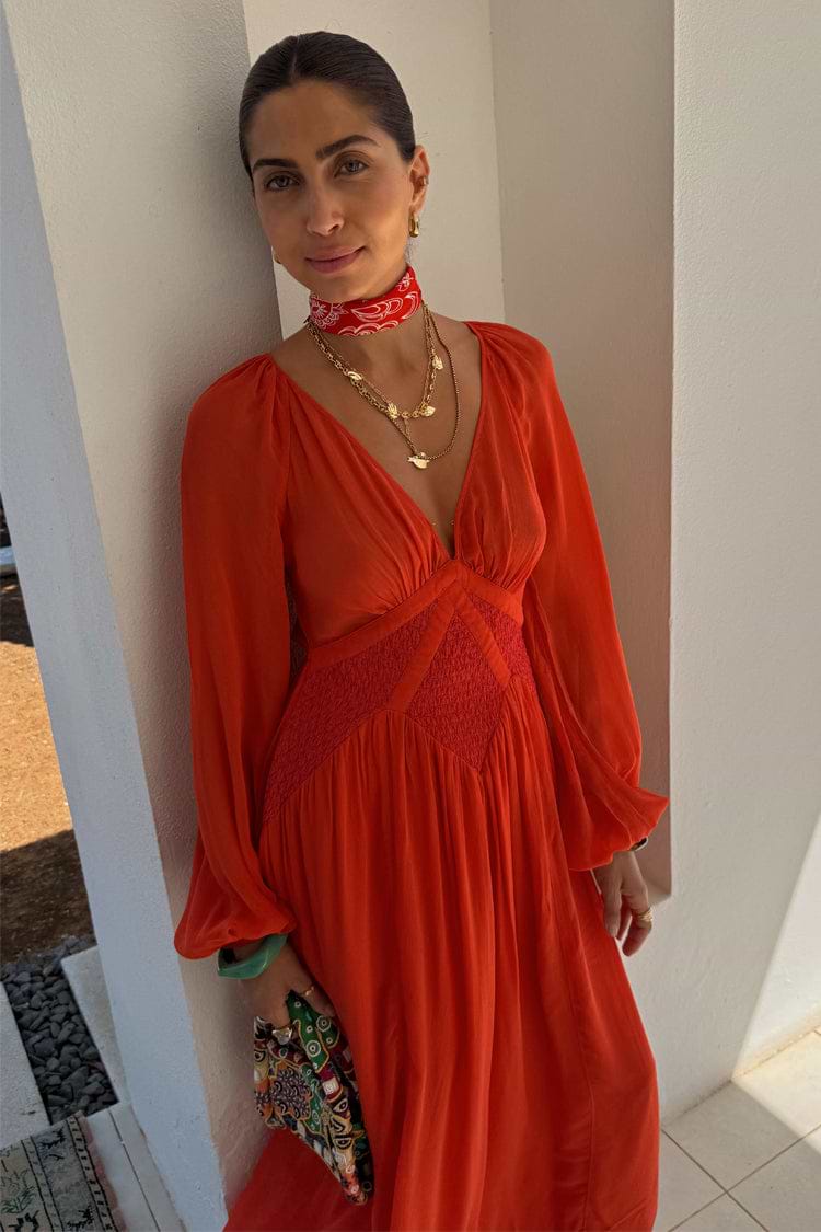 Red and Pink Reign Dress Petite