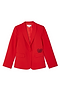 Red Sundazed Romance Blazer